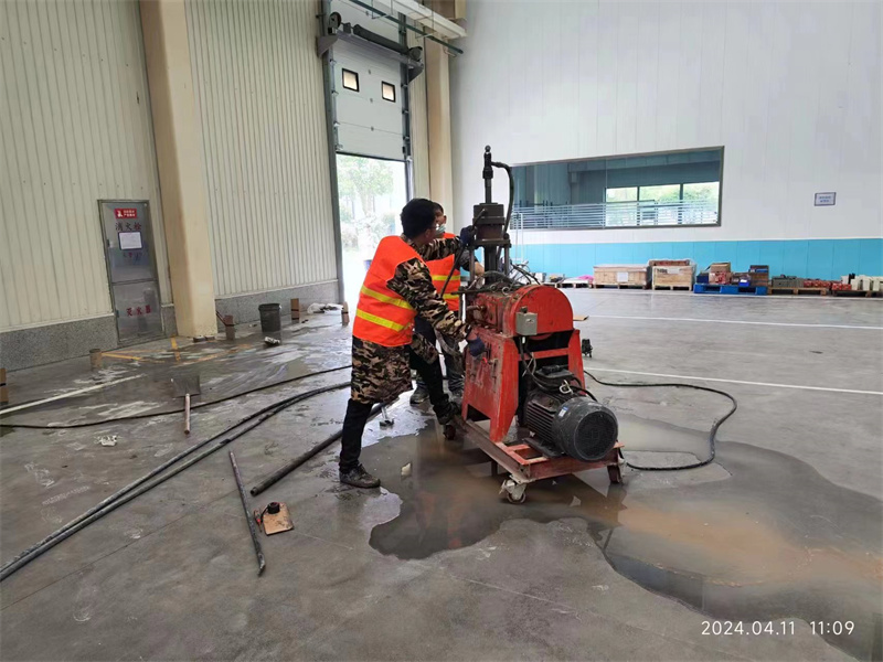 潮安厂房地面下沉塌陷注浆加固施工